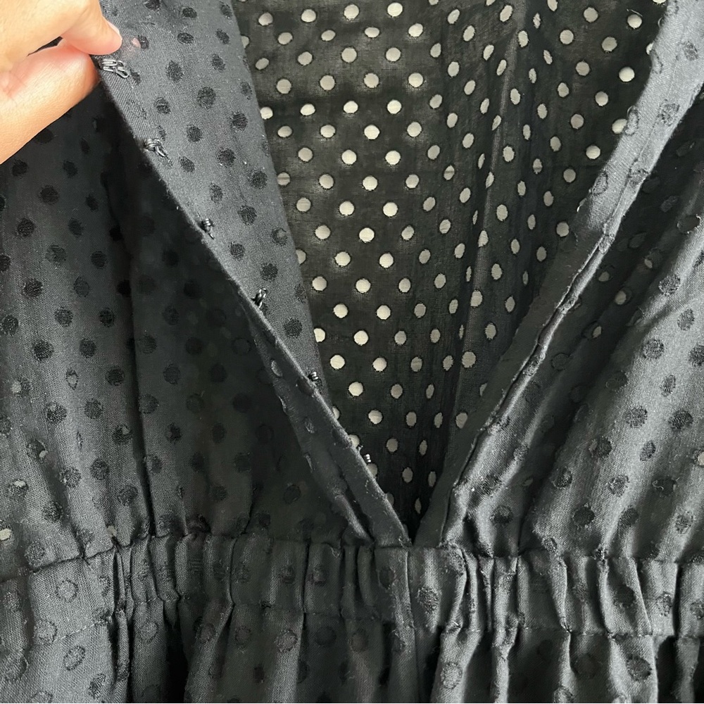 IRO Gleda eyelet jumpsuit black size 38 - Picture 5 of 9